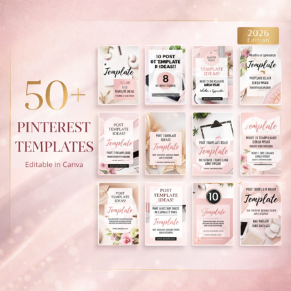 Feminine Pinterest Pin Bundle