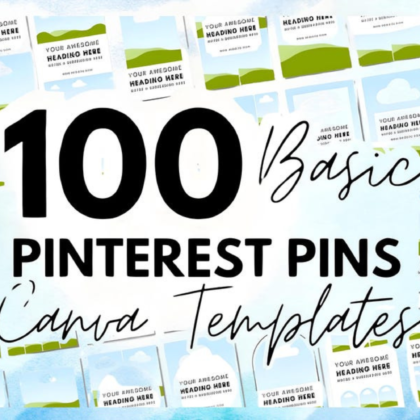100 Pinterest Pin Templates