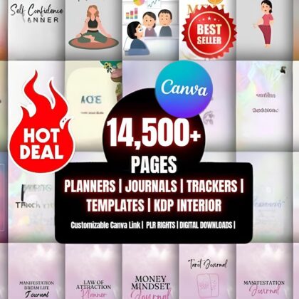 1000+ Canva Planner Templates Mega Bundle