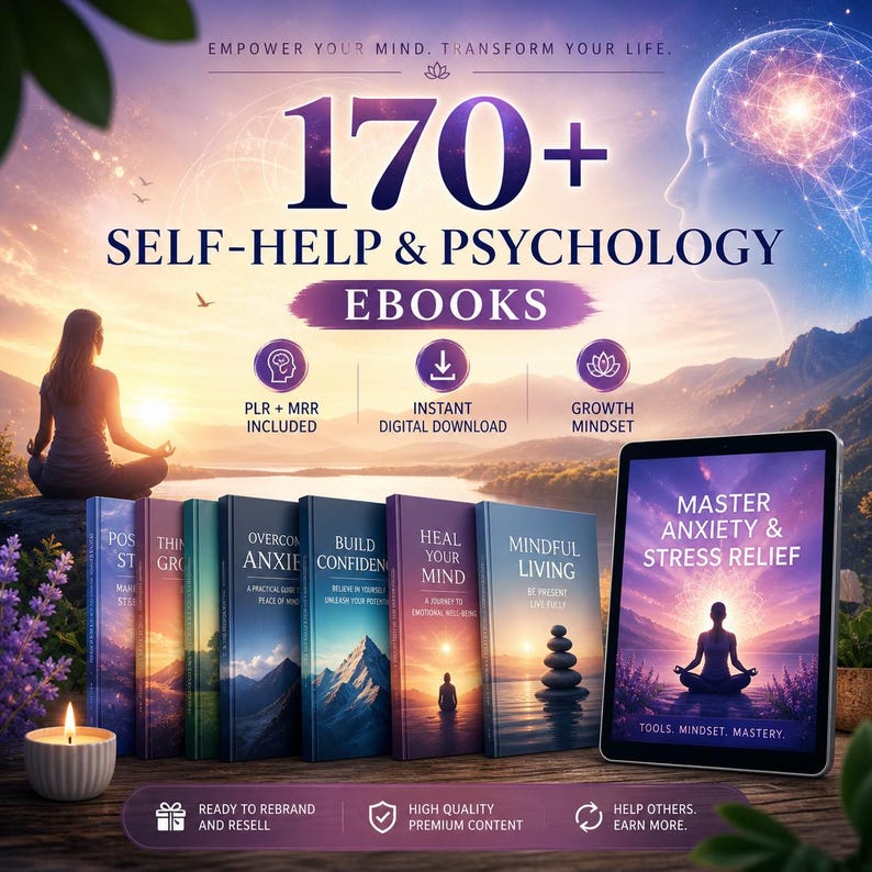 180+ Psychology and Self Help eBooks Bundle