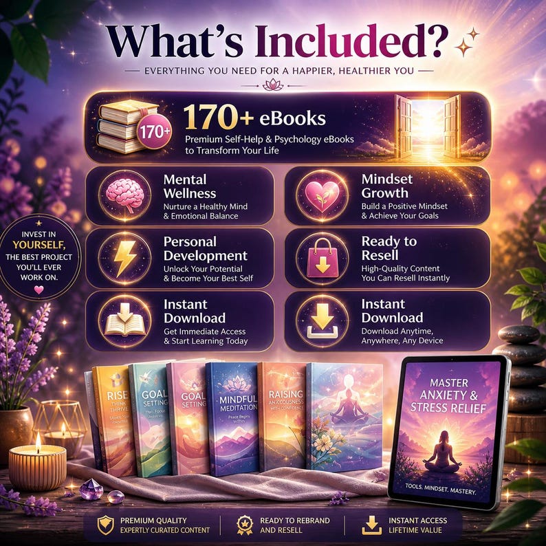 180+ Psychology and Self Help eBooks Bundle - Image 2