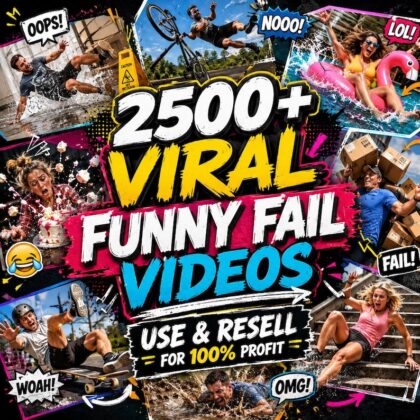 2500+ Funny Fails & Viral Hook Videos Bundle