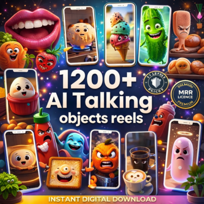 1200+ AI Talking Object Video