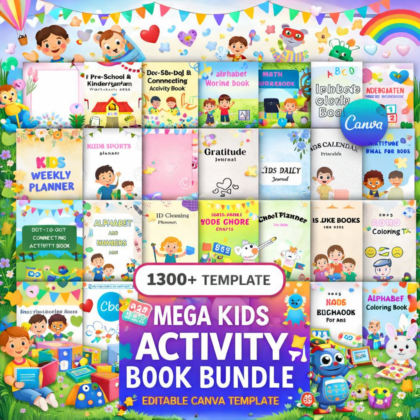 Mega Kids Activity Book Bundle