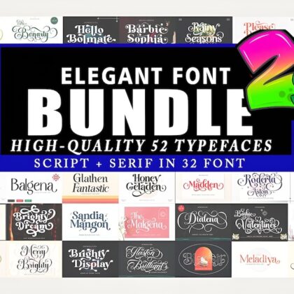 Elegant Font Bundle