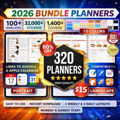 All-in-One 2026 Digital Planner