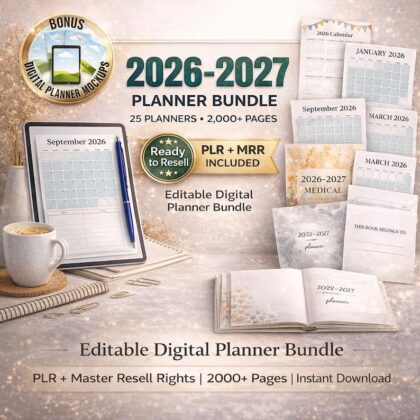 2026–2027 Digital Planner Bundle