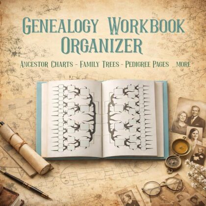 Genealogy Workbook Organizer for Family
