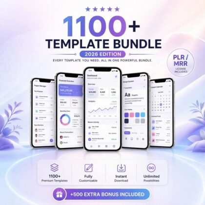 1100+ Minimalist Motivation Reels Bundle