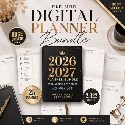 2026-2027 Digital Planner Templates Bundle