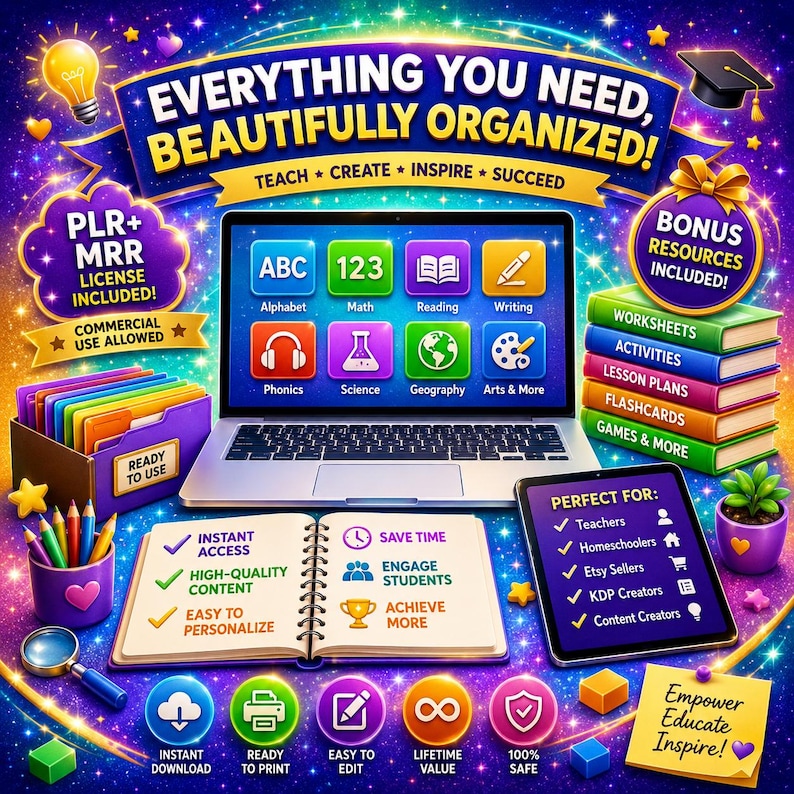 21000 Kids Worksheets Mega Bundle - Image 5