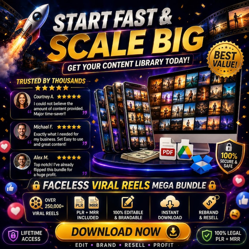 250,000+ Viral Reels Mega Bundle - Image 4
