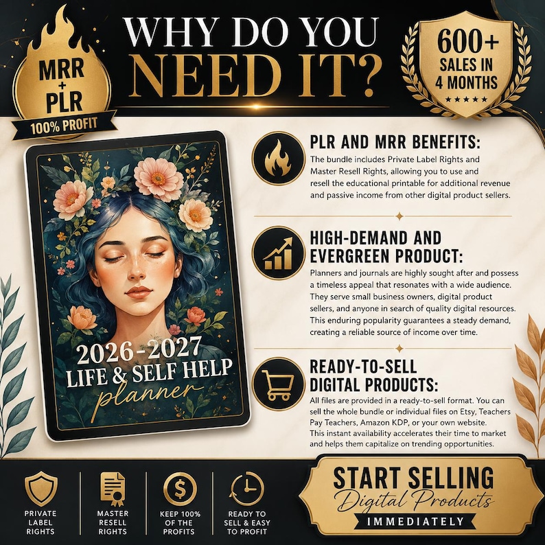 2026-2027 Digital Planner Templates Bundle - Image 4