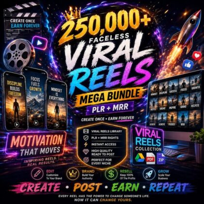 250,000+ Viral Reels Mega Bundle