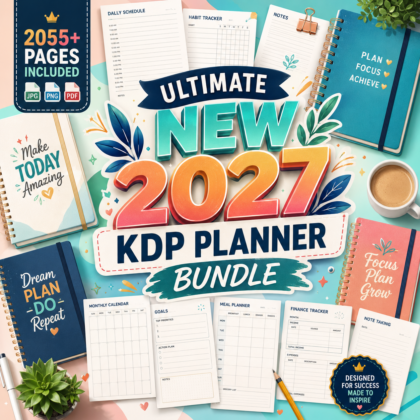 2027 Ultimate KDP Planner Templates