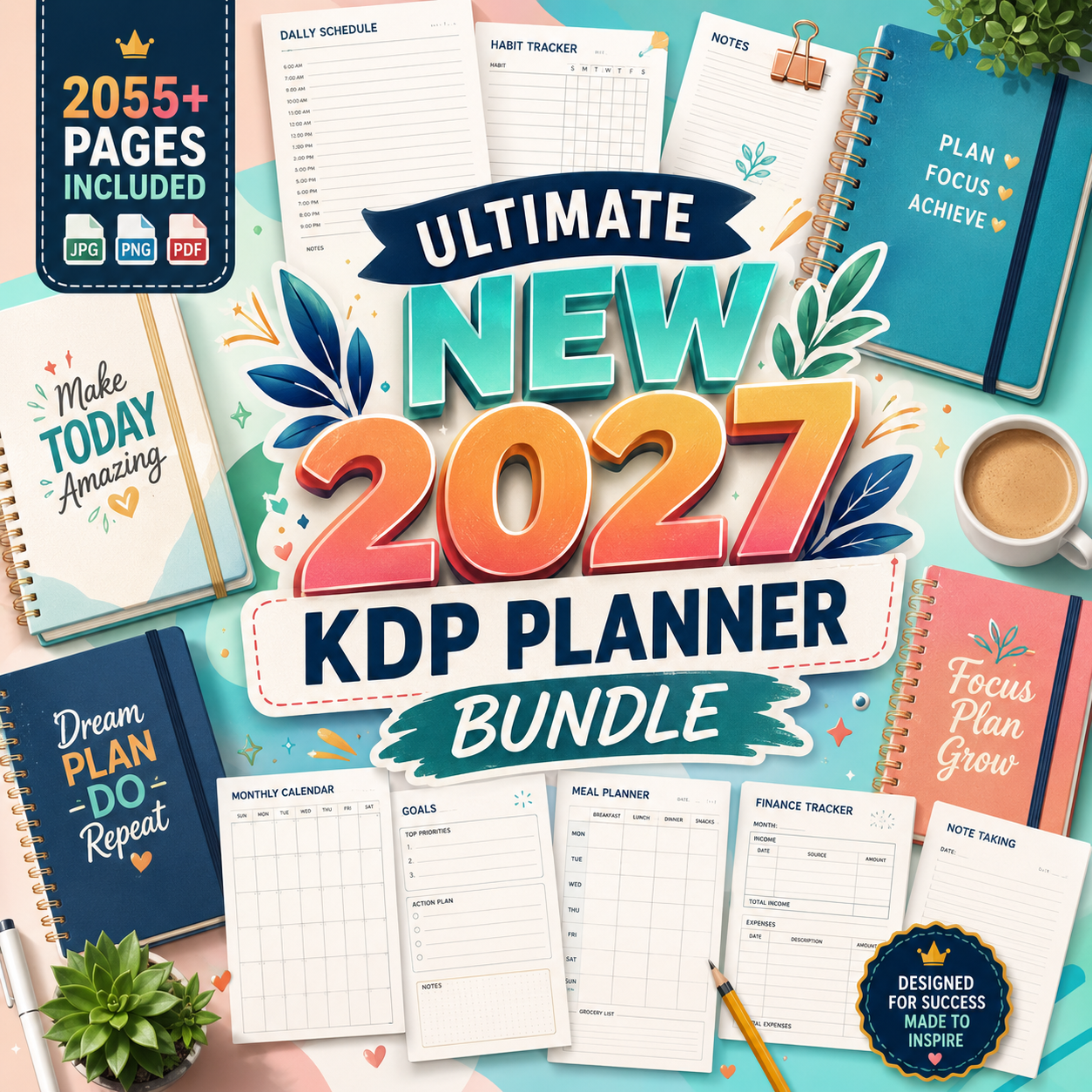 2027 Ultimate KDP Planner Templates