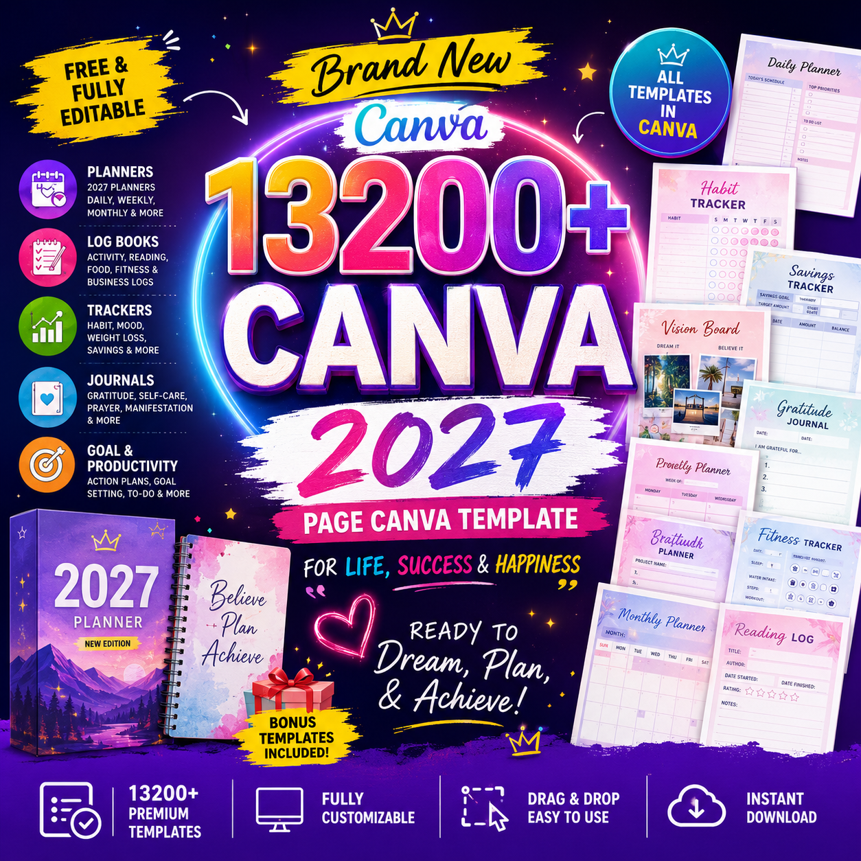 13k+ Canva Page Template