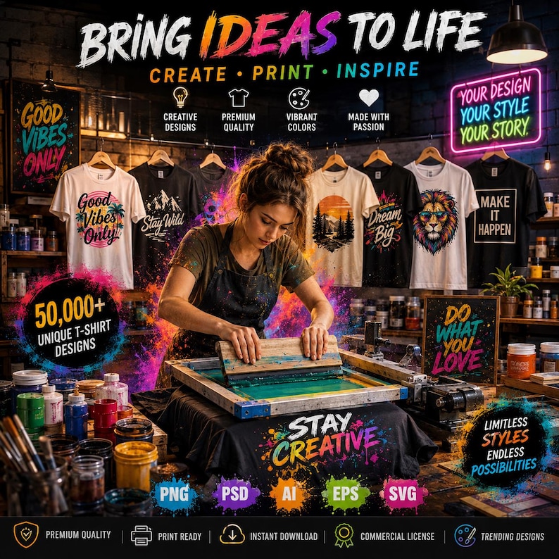 50000 T Shirt Designs Bundle SVG - Image 2