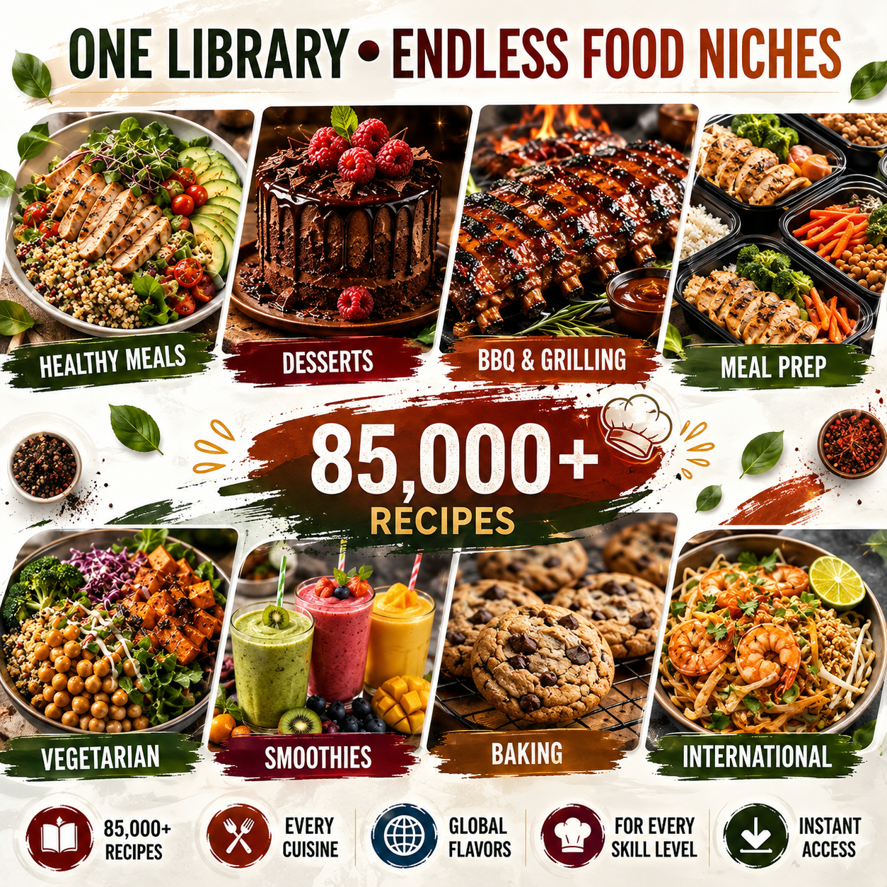 85,000+ PLR MRR Recipes Mega Bundle - Image 3